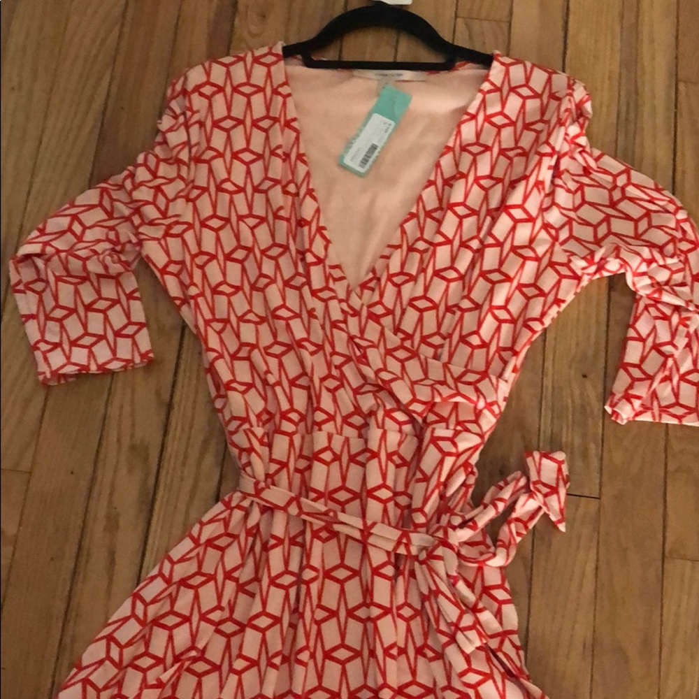 Faux wrap dress